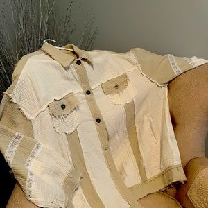 Oversized POL spring jacket